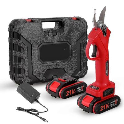 Kannettavat langattomat sähköiset oksasakset ladattavalla akulla, puun oksaleikkuri