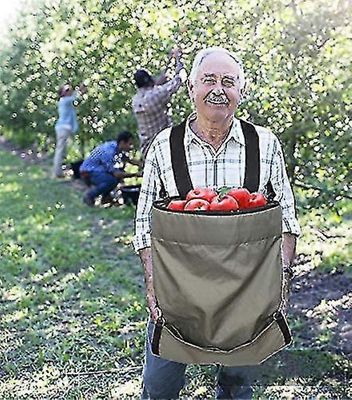 unbrand Harvest Apple Picking Bag - Vedenpitävä 600d hedelmien säilytysesiliinapussi, raskas ja Ajustable_Special lahja