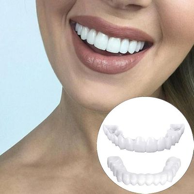 smil dental falske tenner dekke perfekt smil finér komfort passe flex protese tenner