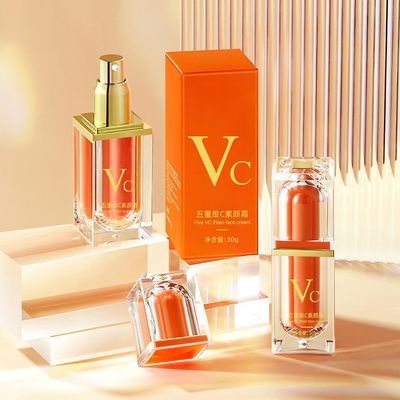 Five Vitamin C Tone-up Cream Essence Cream, jolla on hyvä kirkastava vaikutus Kuten