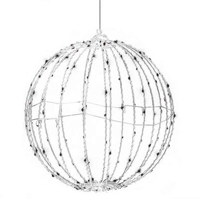 Joulun led-pallovalot Pallo, vedenpitävät valaistut lomapallot ulkojuhliin Pihan puupuutarhakoristeet