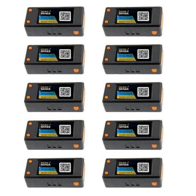 10X Bitcoin Nerd Miner V2.0 T-Display-S3 BTC Crypto Solo Lottery Nerdminer Miner LCD-näyttö 78KH / S