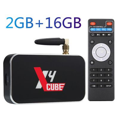Dinoply Ugoos X4 Pro Smart Tv Box Android 11 Amlogic S905x4 Ddr4 4gb 32gb 4k Media Player Wifi 1000m Lan Av1 X4 Cube X4 Plus Set Top Box 2 GB 16 GB...