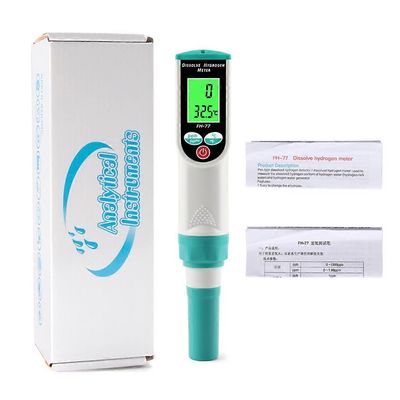 Erittäin tarkka liuennut vetymittari juomaveden testeri H2 metrin ATC