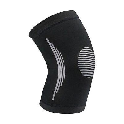 1Pcs elastisk sport knæ støtte åndbar trykbeskytter kører udendørs fitness tandbøjle vandreture cykling knæpude 02 Xl