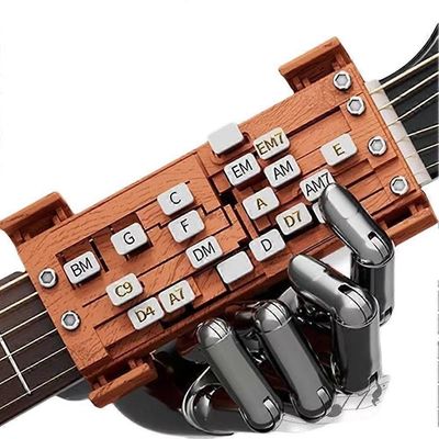Guitar Aid Chords Trainer Guitar Learning System aloittelijoille Aikuiset perhe Uusi.ruskea.double.clip