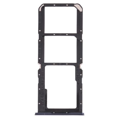 Sim-kortskuff + Micro SD-kortskuff for Oppo A74 4g CPH2219 Svart
