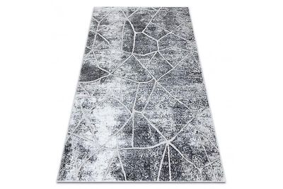 RugsX Moderne MEFE tæppe 2783 Marmor - strukturelle to niveauer af fleecegrå grå 280x370 cm