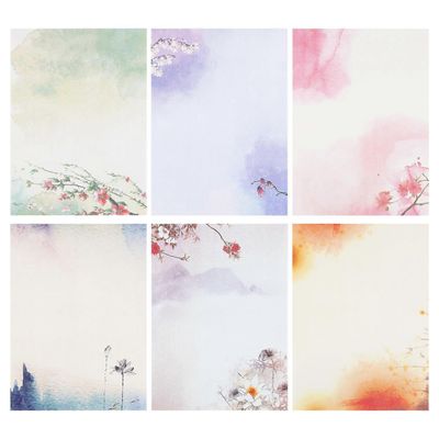 48 kpl kirjoituspaperia, kirjepaperia, kirjesarjat