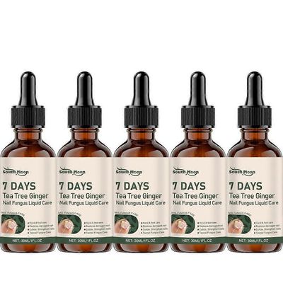 7 päivää teepuu inkivääri kynsisienihoidot ravitsevat vahvistavat kynnet neste terveempään kasvuun 5pcs