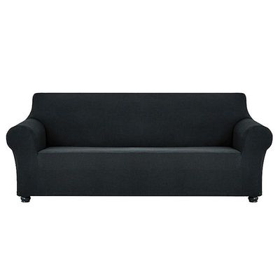 Eveltek Stretch Sofa Slipcover SofaBeskytter Små Tern Sort S