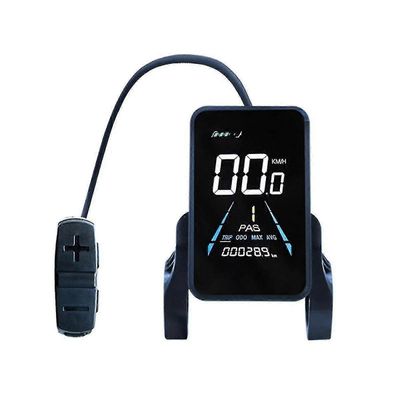 Sähköpyörän näyttö 36V-72V vedenpitävä LCD-näyttö NC-81F sähköinen pyöräpaneelin kojelauta, vedenpitävä