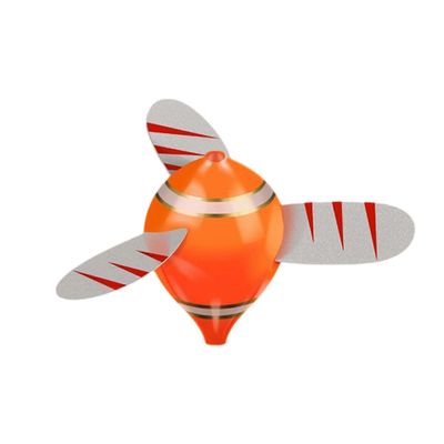 Kalastus Pyörivä uimuri Automaattinen uppoava kelluva bobber pienille kaloille Ulkokalastusvälineet Tarvikkeet Herkkyys oranssi väri