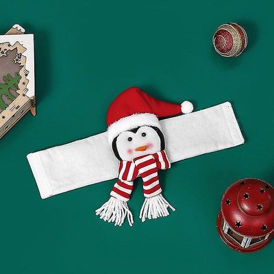 Christmas Curtain Spenne Tieback Santa Snømann El Curtain Tiebacks Holdback Fastener Spenne Clamp Vindu Dekorasjon Ornamenter D