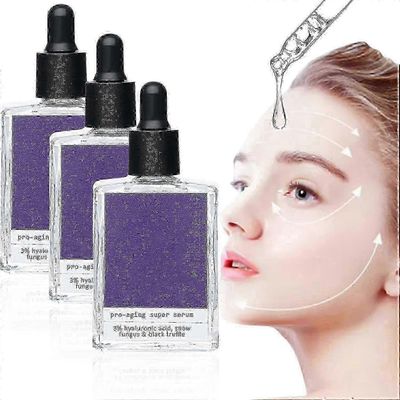 Pro Aging Super Serum, Purple Pro Aging Super Serum, Pro Anti-Aging Super Serum, Pro Anti-Aging 3% Hyaluronihappoa sisältävä kasvoseerumi 3 kpl