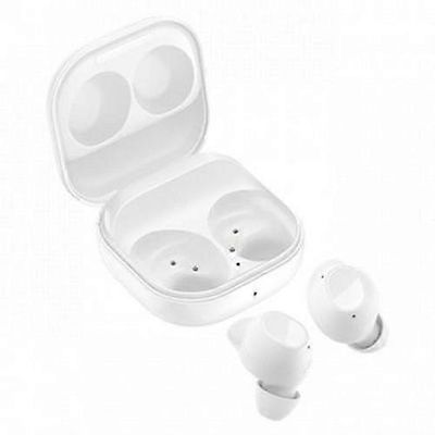 Samsung Aidosti langattomat nappikuulokkeet, joissa ANC Galaxy Buds FE -kuulokkeet korvassa Valkoinen