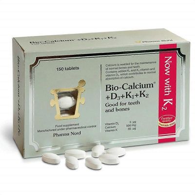 Pharma Nord Bio-Calcium+D3+K1+K2 150 tablettia