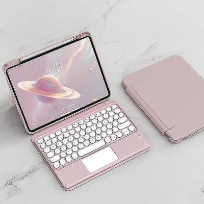 Näppäimistökotelo Ipad Prolle 12.9 tuumaa 2022-6th / 2021-5th / 2020-4th / 2018-3rd, irrotettava magneettinen kansi, pystysuora jalusta ja magneett...