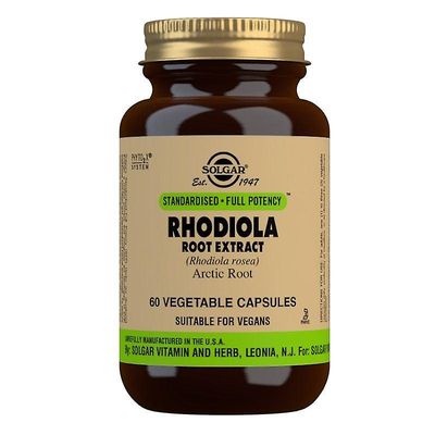 Solgar Rhodiola juuriuutekapselit 60 (12543632)