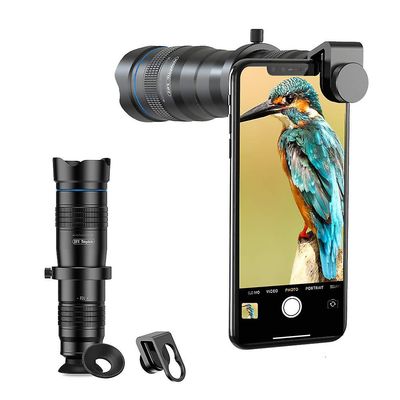 28x teleobjektiivi pitkätarkenteinen HD-matkapuhelimen linssi - sulkimella iPhone, Samsung, Huawei, Xiaomi, Android-älypuhelimet