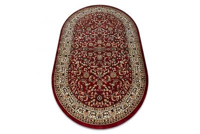 RugsX Tæppe ROYAL ADR ovalt design 1745 klaret Bourgogne 150x250 cm