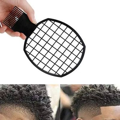 Twist Hair Comb, 2 i 1 bærbar DIY Men's Wave Curl for frisører og personlig bruk