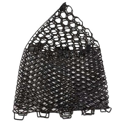 Kalastuksen laskeutumisverkko Yleiskäyttöinen kulutusta kestävä kumitakertumaton kalastusverkon vaihto ulkokäyttöön Musta 32