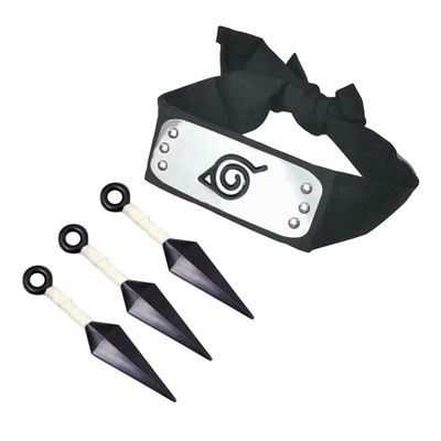 Naruto Konoha Pääpanta Set Uzumaki Play Dart Mitsuki Kunain kanssa