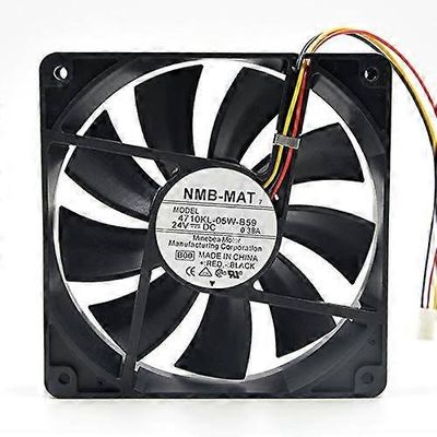 Kotelotuulettimet 4710KL-05W-B59 120x25mm 12cm 24V 0.38A Invertterijäähdyttimen hälytyssignaali RD