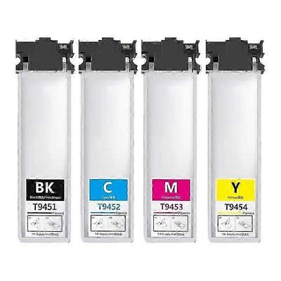 Epson WorkForce Pro WF-C5290 / C5790 / C5210 / C5710 T9451 / T9461XL pigmenttimustepussi sirutulostimen kasetin vaihdolla 18776as the picture