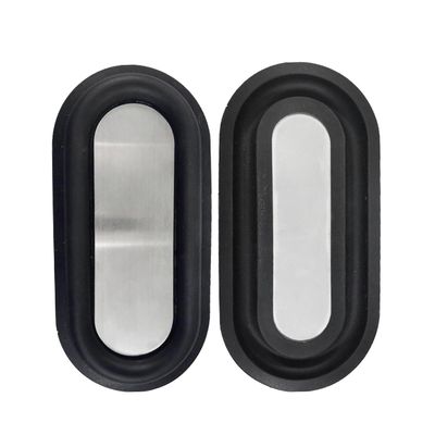 2PCS subwoofer basso passiivinen jäähdytin passiiviset kalvot matalan volumin parantamiseksi Hopea