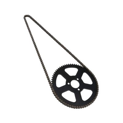 25t 136 kjede + 68t tannhjul 2-takts 47cc 49cc for mini liten sportsbil lommesykkel off-road moto Som vist