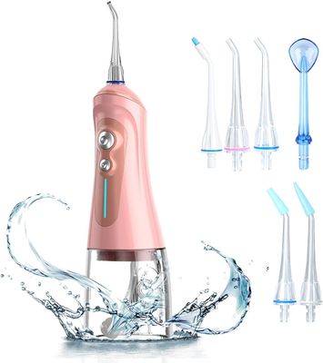 AIR 320ML genopladelig oral irrigator bærbar vand tandtråd IPX7 med 6 tilstande 6 jetspidser