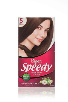 Bigen Naisten Speedy Conditioning Värivärit, Ammoniakkiton Syvä kastanja