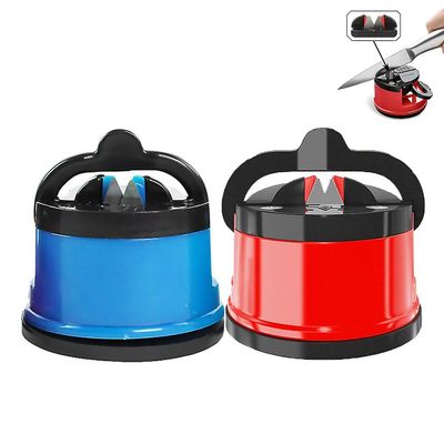 Knivspidser Køkken Skarphed Stone Grinder slibning Køkken Gadgets Tools Rød