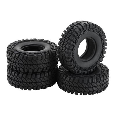 4stk Holdbar 1.9-tommer klatring bildæk Slidbane Macadam Type A Dæk Slidbane Fint håndværk til Traxxas