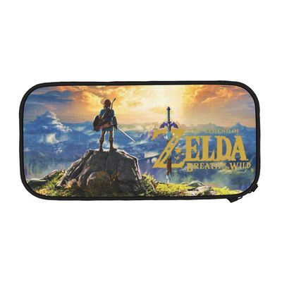 Legend of Zelda -penaali, suurikapasiteettinen kynäpussi, esteettinen vetoketjullinen kynälaatikko, takaisin koulutarvikkeisiin korkeakouluopiskeli...