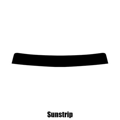 Window-Tint Sun Strip for Ford Maverick - 2002 til 2006 pre-cut sunstrip 5% limo sort