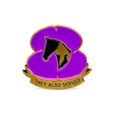 Rajoitettu erä War Horse Purple Poppy -merkki, 50% tarjous B