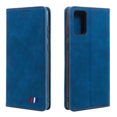 Etui til Xiaomi Redmi 9t Cover Magnetisk lukning Tegnebog Book Flip Folio Stand View Læder cover Stødsikker - Blå