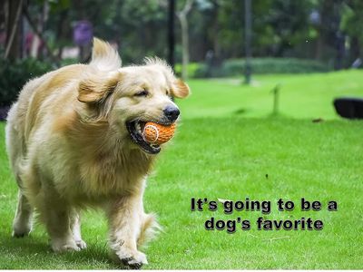 Hund Legetøj Ball Pet knirkende Legetøj Gummi Rugby Ball Interactive og Trainning Chew Legetøj Hent Legetøj Ball For Hunde Orange