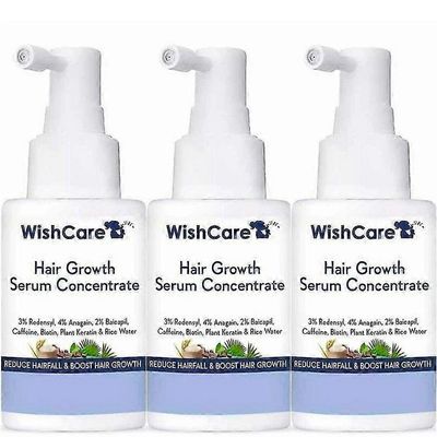 Wish-Care Hair Growth Serum Concentrate Hair Growth Serum miehille ja naisille 3pcs
