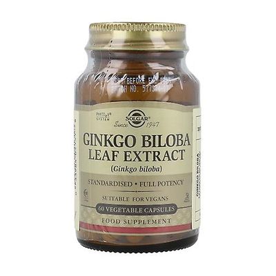 Solgar Ginkgo Biloba 60 vegetable capsules