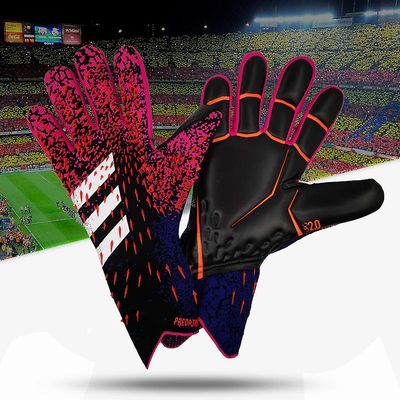 Exsha Keeperhansker Premium Kvalitet Fotball Mål Keeper Hansker Fingerbeskyttelse Gudinne pulver 6
