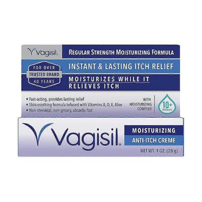 Vagisil anti-kutka Creme, säännöllisesti vahvuus Anti kutittaa kerma, 1 Oz