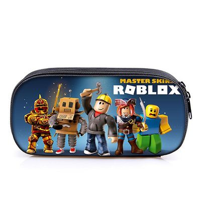 Waytogo Roblox Børn Børn Drenge Piger Penalhus Stor kapacitet Pen Bag Student School Stationery Organizer Pose Tilbage til skolen fødselsdagsgave C