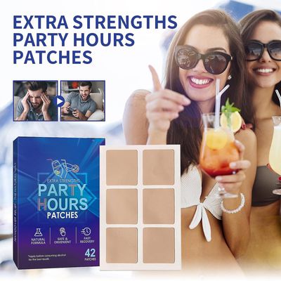 Frusde Party Patches For en bedre morgen, etter Party Natural Recovery Patches, bruk før du drikker, Enjoy No Regret Night 84pcs