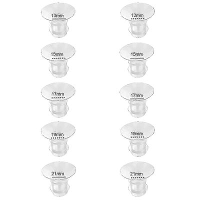 Laippaosat 13/15/17/19/21mm 10PC, yhteensopiva Momcozy S12 Pro / S9 Pro / S12 / S9 puettavan rintapumppukupin kanssa Walkbee