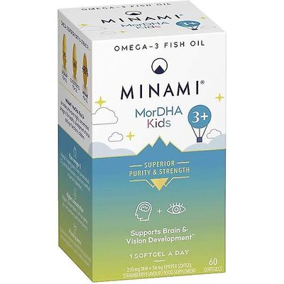 Minami Nutrition Minami MorDHA lapset 3 vuotta +, 60 kapselia
