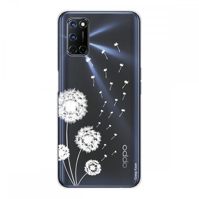 Crazy Kase Skrog til Oppo A72 i silikone blød 1 mm, pissenlit blomst